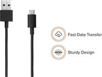 Fast Charging USB Cable Micro USB Data Cable | Quick Fast Charging Cable | Charger Cable | Android Cable ( Black)