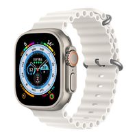 Silicone Ocean Strap For Apple Watch Band Ultra/iwatch8 49mm 45mm 41mm 44mm 40m 42mm 38mm for iWatch 1/2/3/4/5/6/7/8/8Ultra/SE