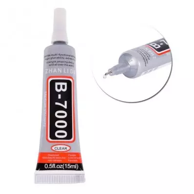 B-7000 25 / 110ml Industrial glue Multi-purpose resin High performance Semi transparent Transparent adhesive with precision tips